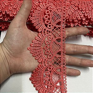 renda guipir chl-438 coral 68mm por metro
