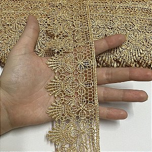 renda guipir chl-631 caramelo 60mm por metro