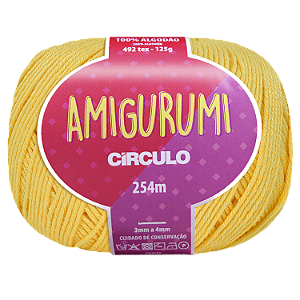 Linha Amigurumi Cor 1205 Magnólia Com 254 Metros Círculo
