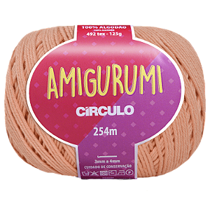 Linha Amigurumi Cor 4171 Tropicália Com 254 Metros Círculo