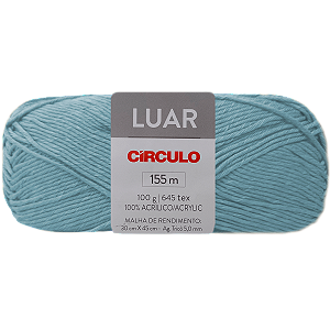 Fio Luar 100gr Cor 2447 Céu Azul com 155 Metros Círculo