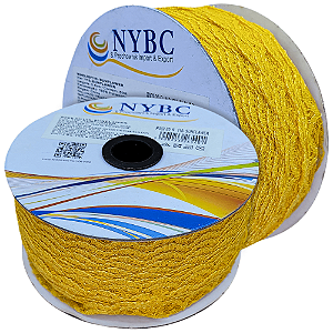 Renda Poliamida R002 Cor 110 Amarelo Ouro Com 50 Metros NYBC