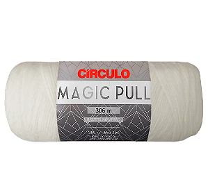 Fio Magic Pull Cor 8001 Branco Com 306 Metros Círculo