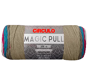 Fio Magic Pull Cor 9578 Algodão Doce Com 306 Metros Círculo