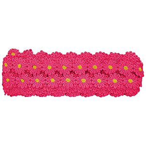 Renda Guipir Chl-557 Cor 03 Rosa Neon 25mm Com 13.70  Metros Nybc