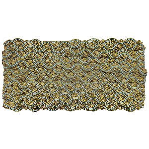 Galão 120 Dourado Com Azul 10mm Com 20 Metros Nybc