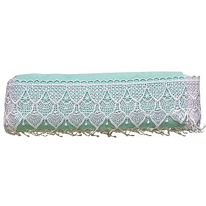Renda Guipir CL-67-1 Branco 77mm Com 13,70 Metros Mantovani