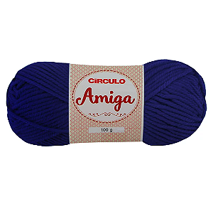Fio Amiga 100 Gramas Cor 512 Azul Bic Com 133 metros Círculo