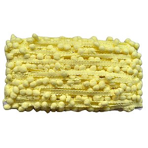 PomPom 20mm Cor 104 Amarelo Bebê Com 25 Metros NYBC