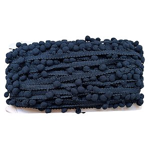PomPom 20mm Cor 318 Marinho Com 25 Metros NYBC
