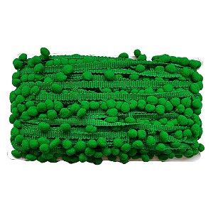 PomPom 20mm Cor 540 Verde Bandeira Com 25 Metros NYBC