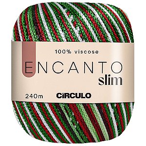 Fio Encanto Slim Natal Cor 9070 Com 240 Metros Círculo