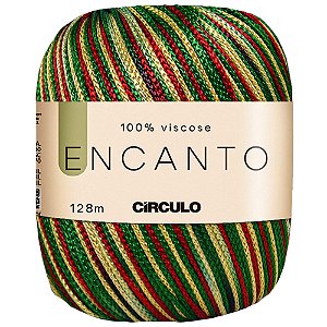 Fio Encanto Natal Cor 9818 Com 128 Metros Círculo