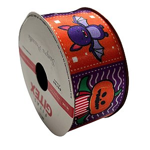 Fita Cetim 4600/9 Halloween 38mm Cor 1936 Com 10 Metros Gitex