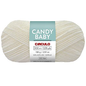 Fio Candy Baby 100% Acrílico Cor 1074 Com 300 Metros Círculo