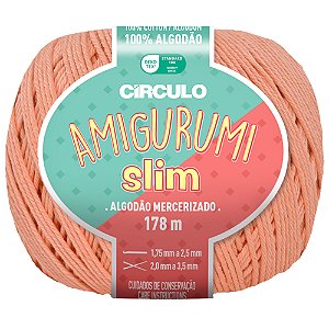 Linha Amigurumi Slim Cor 4171 Tropicália Com 178 Metros Círculo