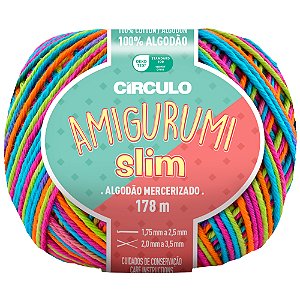 Linha Amigurumi Slim Cor 9278 Lhama Com 178 Metros Círculo