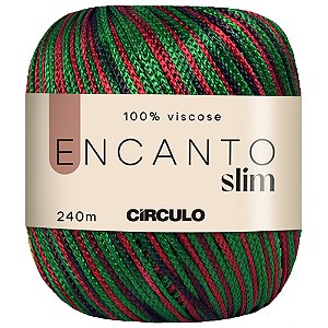 Fio Encanto Slim Natal Cor 9055 Com 240 Metros Círculo