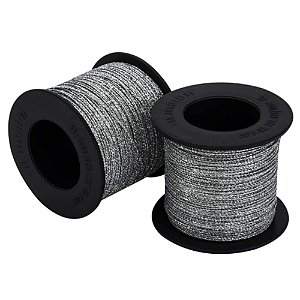 Cordão Metalizado M0014 de 1mm Cor 218 Prata Com 100 Metros Progresso
