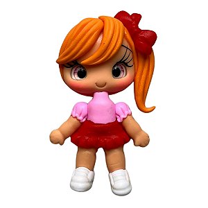 Enfeite Biscuit Meninas 70mm Modelo 03 Sanding