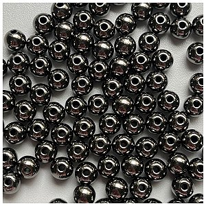 Pérola Metalizada Cor Onix 8mm com 100g Gramas NYBC