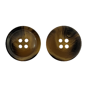 Botão Tartaruga 4 Furos 01471-21mm Tamanho 32 Com 144 Unidades Nybc