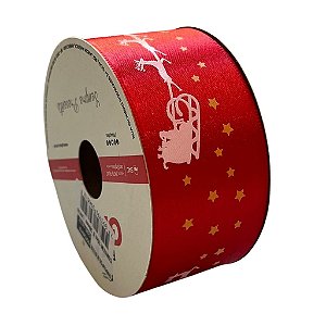 Fita Cetim 9250/9 Natalina 38mm Cor 1412 Com 10 Metros Gitex