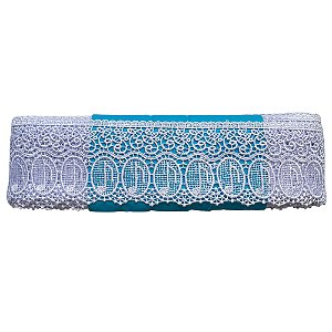 Renda Guipir CHL 610 Branco 70mm Com 13.70 Metros NYBC