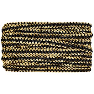 Galão 91 Cor 310 Preto/Ouro 15mm Com 20 Metros NYBC