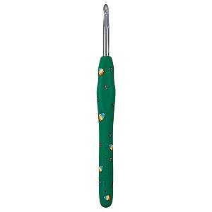 Agulha de Crochê Soft Páscoa Cabo Emborrachado 4,5mm Círculo
