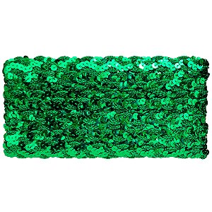 Galão Metalizado 15mm Verde Bandeira Cor 540 Ref181 com 20 Metros NYBC