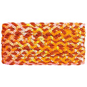Galão Metalizado 15mm Laranja Neon Cor 001 Ref 181 com 20 Metros NYBC