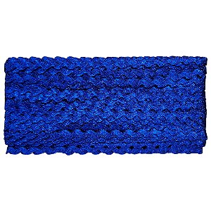 Sianinha Metalizada Azul Royal 6mm Com 50 Metros NYBC