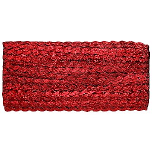 Sianinha Metalizada Vermelho 6mm Com 50 Metros NYBC