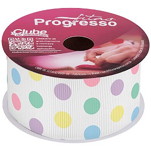 Fita Gorgurão de Páscoa 38mm Cor 318 EGP 009TR com 10 Metros Progresso