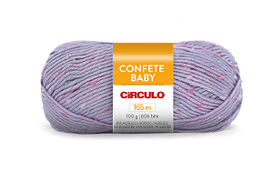 Fio Confete Baby Cor 6140 Com 165 Metros Círculo