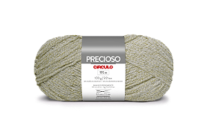 Fio Precioso Cor 1719 Creme de Manteiga Com 195 Metros Círculo
