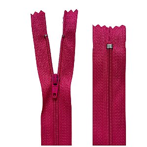 Ziper Nylon Fixo 18 cm Cor 312 Pink Com 10 Unidades Nybc