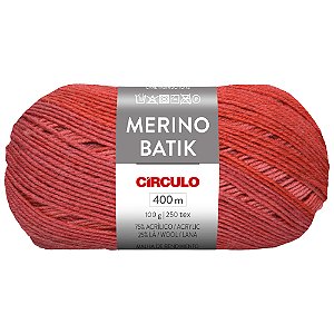 Fio Merino Batik Cor 9245 Com 400 Metros Círculo