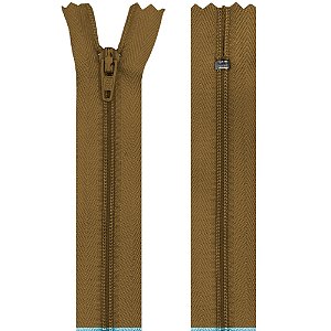 Zíper Nylon Fixo 15cm Com 10un Cor 0508 Caramelo Intenso ZR