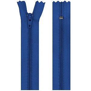 Zíper Nylon Fixo 15cm Com 10un Cor 0918 Azul Bic ZR