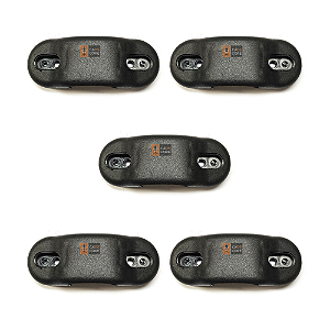 Kit 5 Canoa Para Encosto BackSystem Plástico Secretária Executiva Frisokar