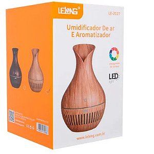 Umidificador de Ar e Aromatizador 130Ml LeLong - LE-2127