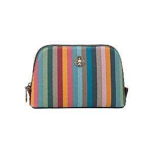 Necessaire Pequena Folklore Stripe - Bags Collection