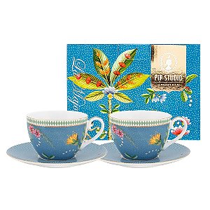 Set/2 Xícara de Chá Azul - La Majorelle