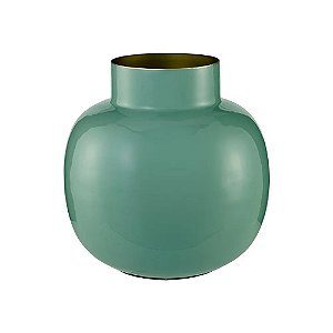 Vaso de Metal Round Verde - Home Accessories