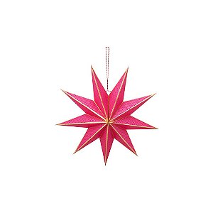 Estrela de Natal de Papel Star Vermelho - Christmas Decorations