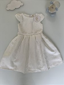 Vestido Off-White Petit Cherie