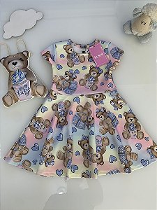 Vestido Ursos Kukiê