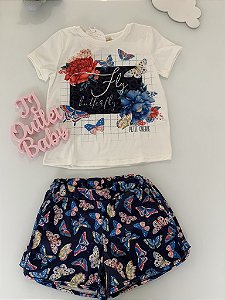 Conjunto Blusa e Shorts Petit Cherie